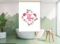 Preview: Pink My Color Duschrollo - Duschvorhang modern Duschgardine